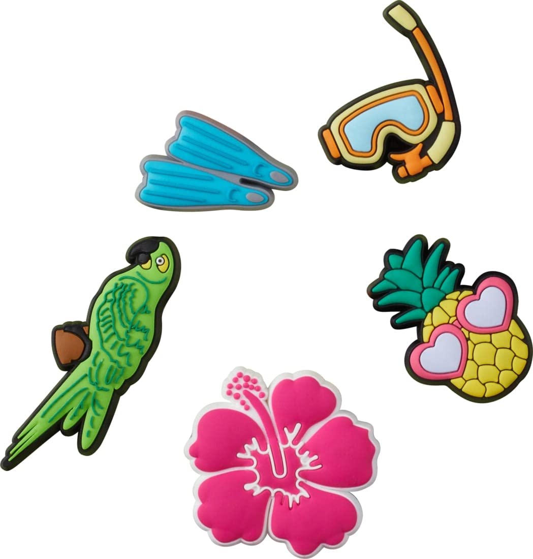 Crocs Jibbitz 5-Pack Trendy Shoe Charms - Fun & Customizable Clog Accessories for Kids & Adults | Perfect for Crocs, Backpacks & DIY Crafts