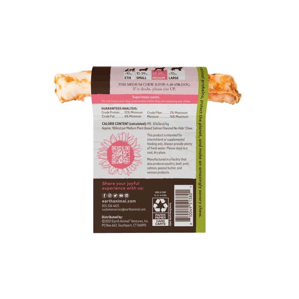 Premium No Hide No Meat Salmon Dog Chews - All-Natural, Grain-Free & Digestible Dog Treats for Training, Dental Health & Puppy Chewing Needs (Great for Teething Puppies & Senior Dogs)