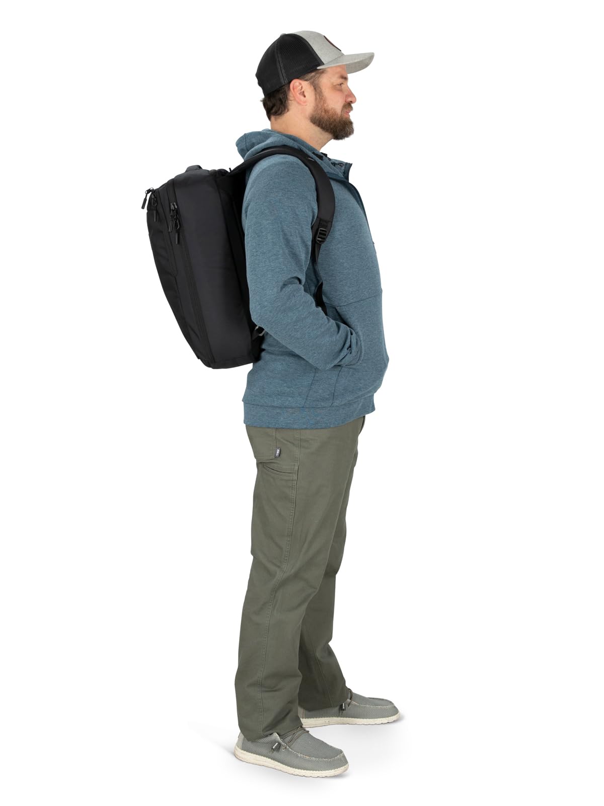 Osprey Aoede 25L Commuter Briefcase Backpack - Water-Resistant Laptop Backpack for Men & Women - Perfect for Work, Travel & Daily Commute (Black)