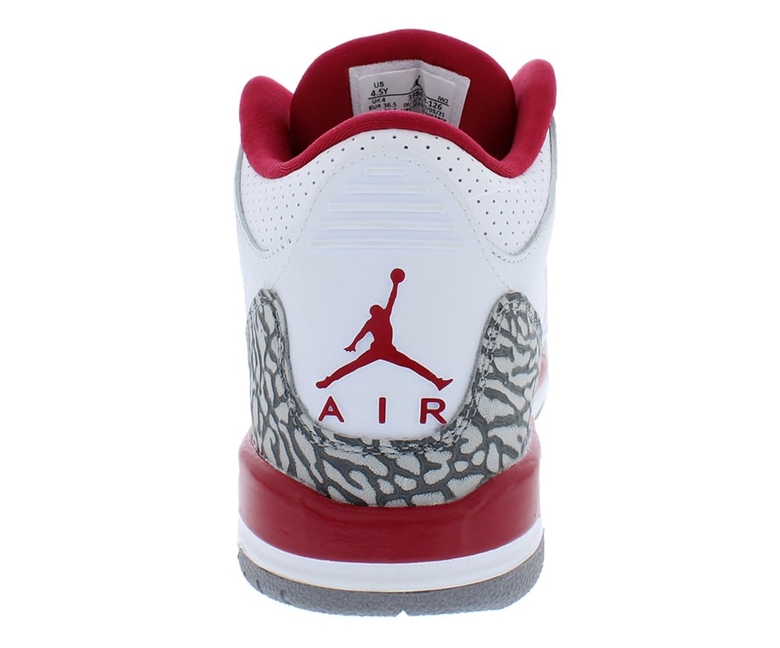 Jordan Boys Air Jordan 3 Retro Sneakers for Little Kids - Stylish Basketball Shoes for School, Play & Everyday Wear