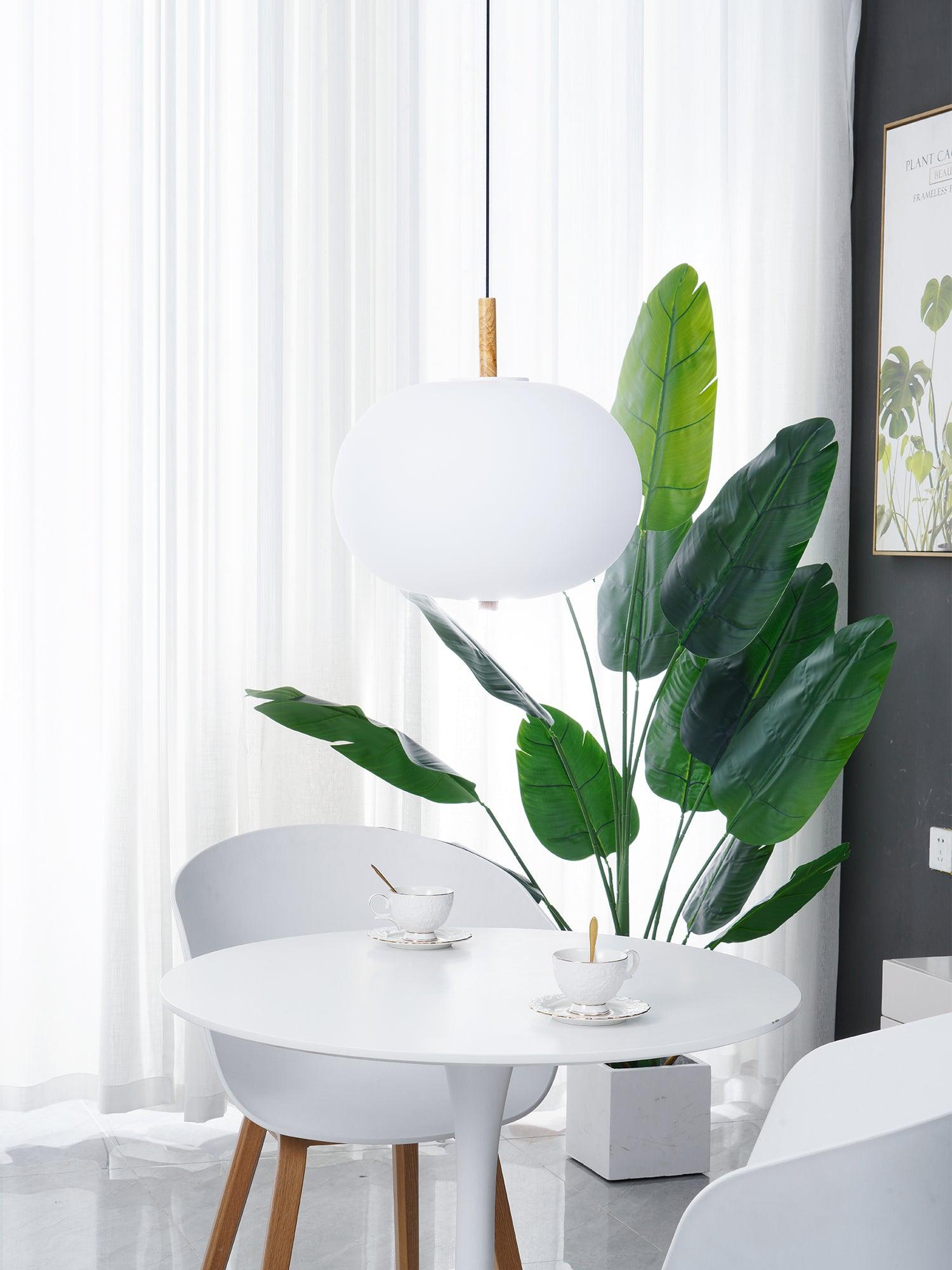 Ilargi Pendant Light - Modern Moon-Shaped Hanging Light Fixture for Dining Room, Kitchen Island, Bedroom & Living Room Decor