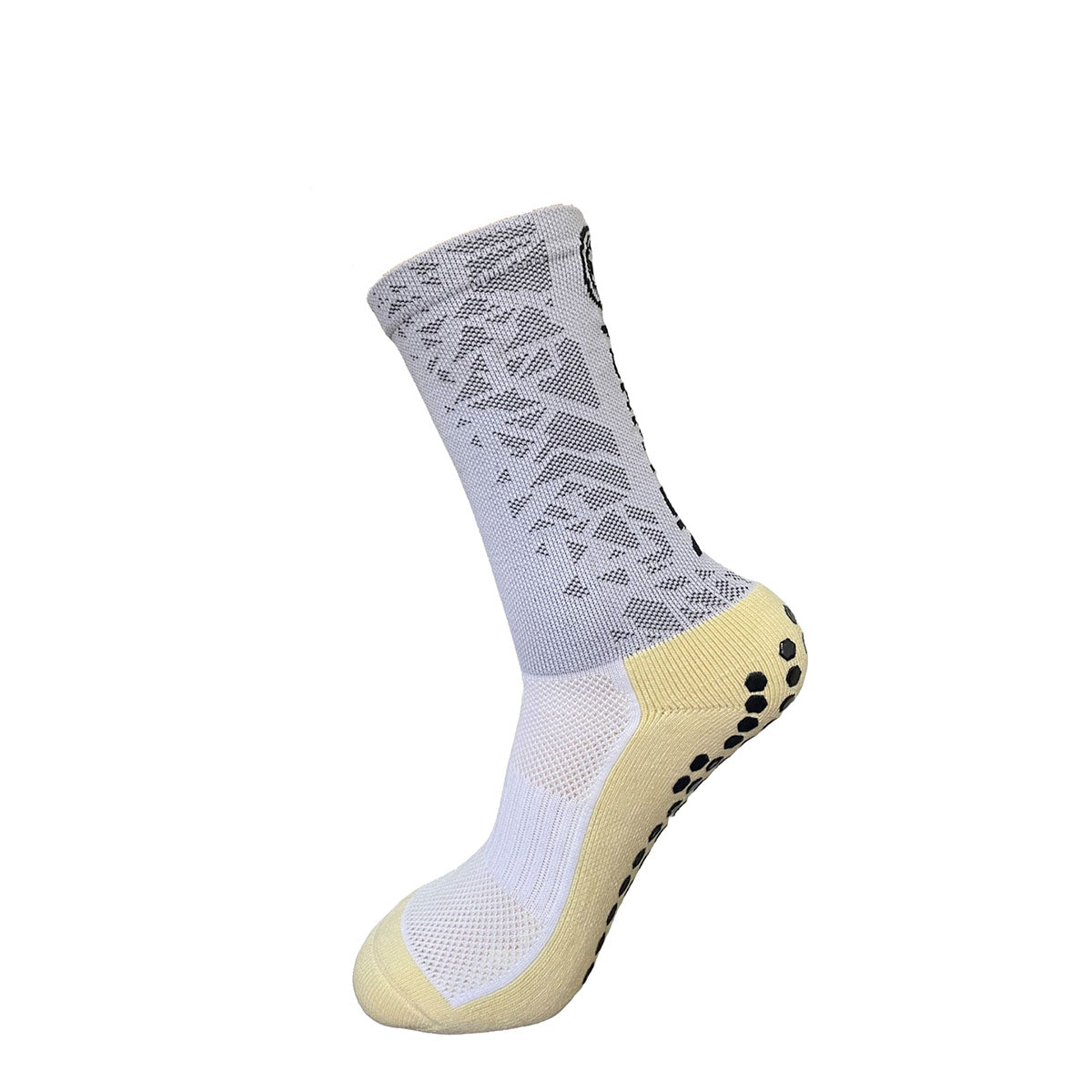 Ayrtek TeamTek Cricket Traction Socks - Non-Slip Sports Grip Socks for Cricket, Football & Soccer - Enhanced Performance & Comfort for Athletes (Perfect for Matches, Training & Outdoor Sports)