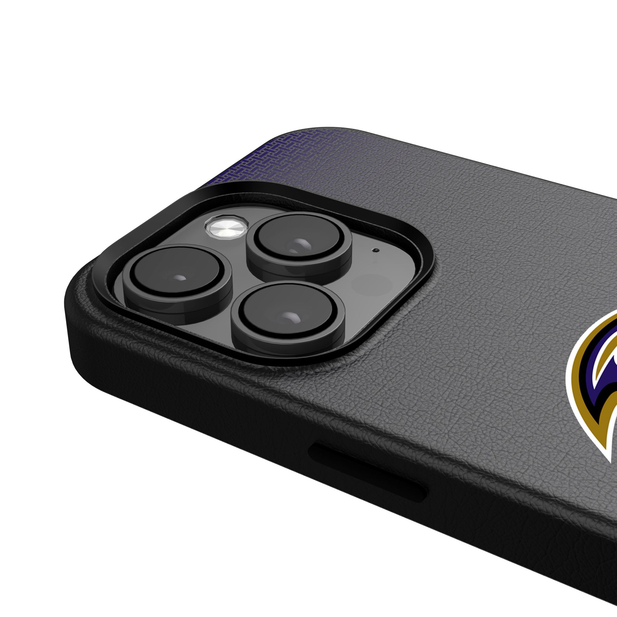 Baltimore Ravens MagSafe Compatible iPhone Case - Durable Linen Cover for Apple iPhone 12/13/14/15 Pro Max - Perfect for Game Day & Everyday Use