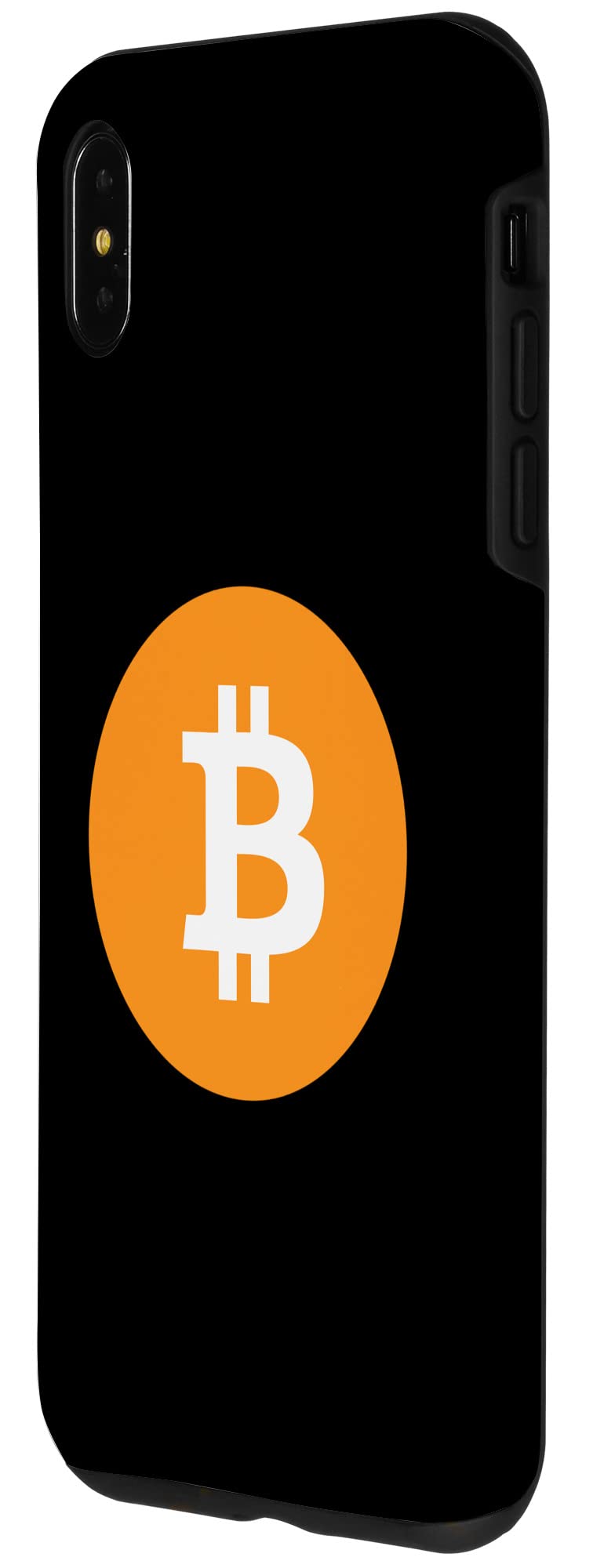 iPhone XS Max Bitcoin Case with Classic BTC Logo - Stylish Protective Cover for Crypto Enthusiasts & Tech Lovers