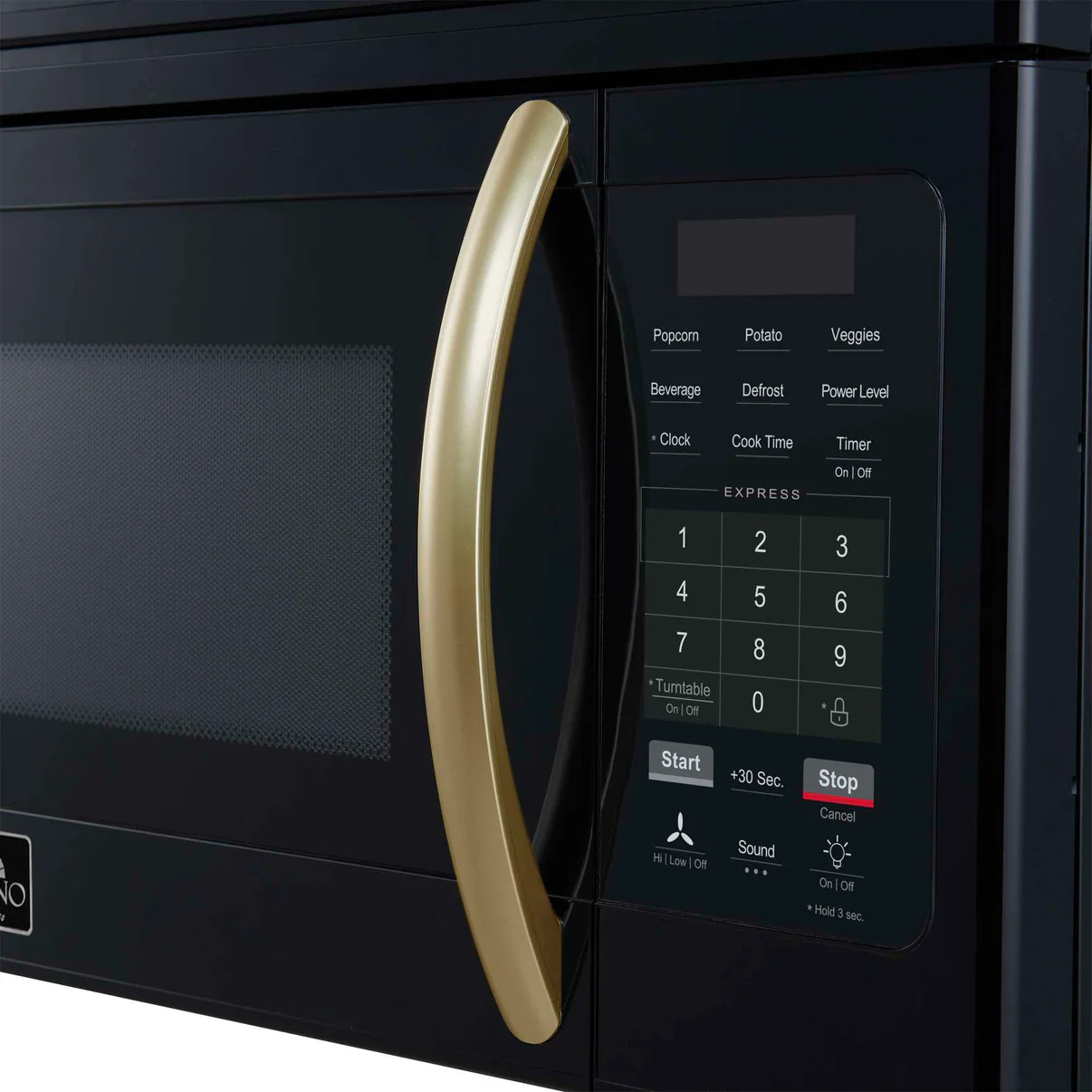 Forno Scalo 30-Inch Over the Range Microwave Oven - Black Stainless Steel, FOTR3007 30BLK - Perfect for Kitchen Remodeling & Space-Saving Cooking