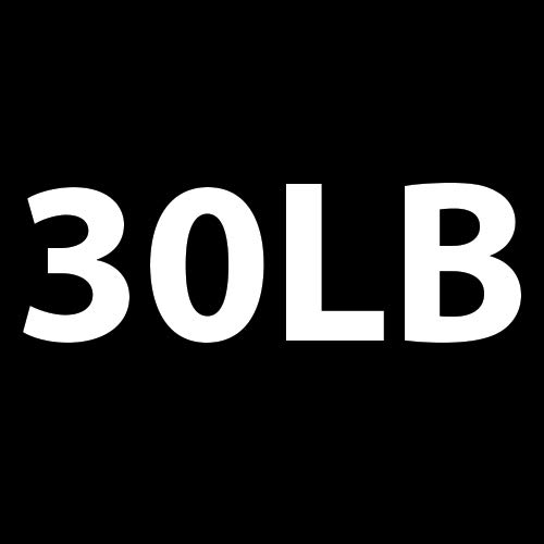 h) 30lb