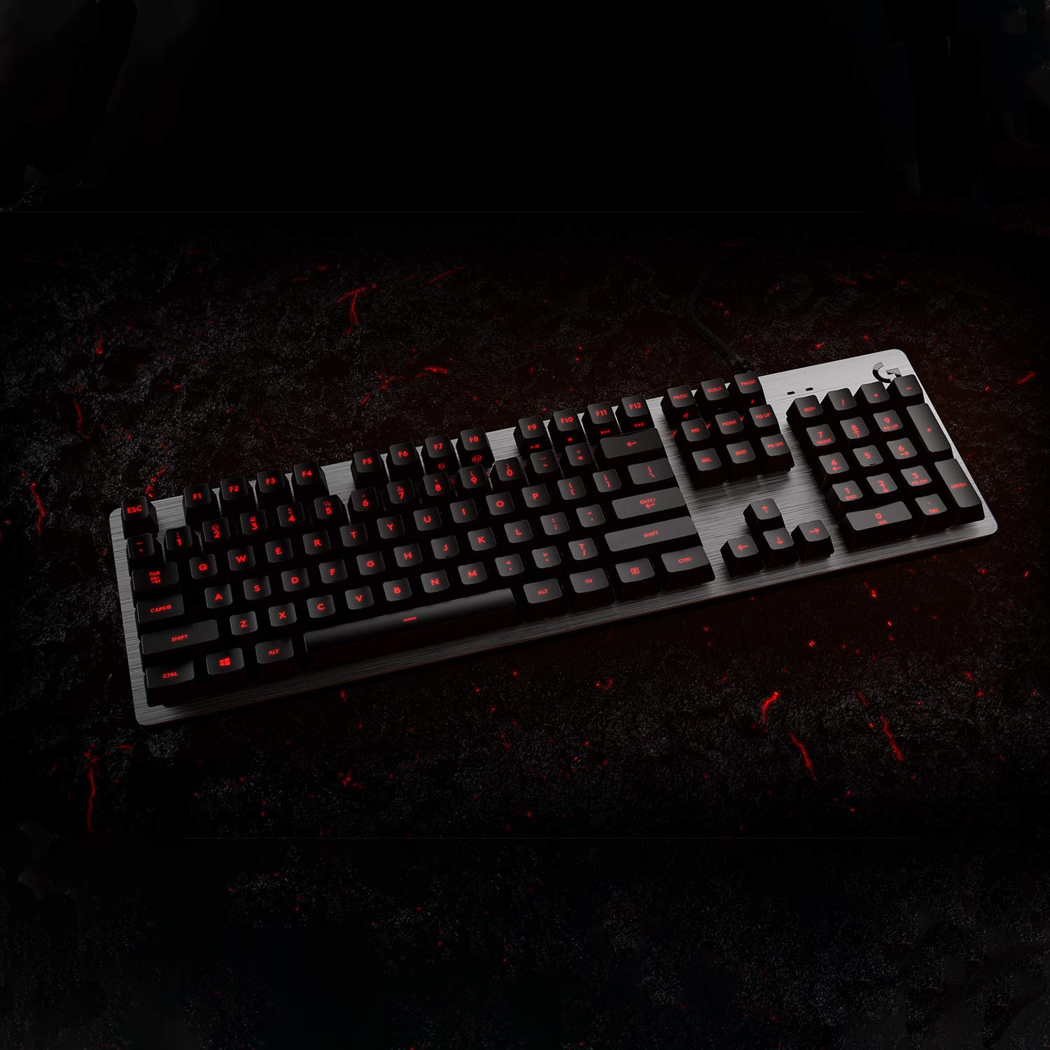 Logitech G413 Mechanical Gaming Keyboard - Wired USB Backlit Keyboard with Tactile Switches (Ideal for Gaming, Typing & Office Work)