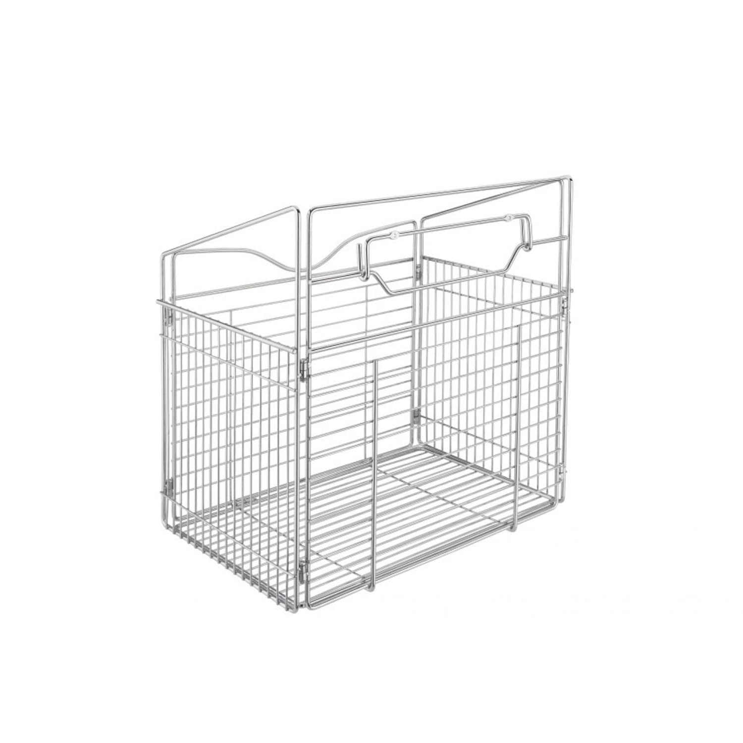 Rev-A-Shelf Steel Tilt Out Hamper for Custom Closet Systems - Space Saving Laundry Bin with Soft Close Hinge - Perfect for Bedrooms, Bathrooms & Walk-In Closets