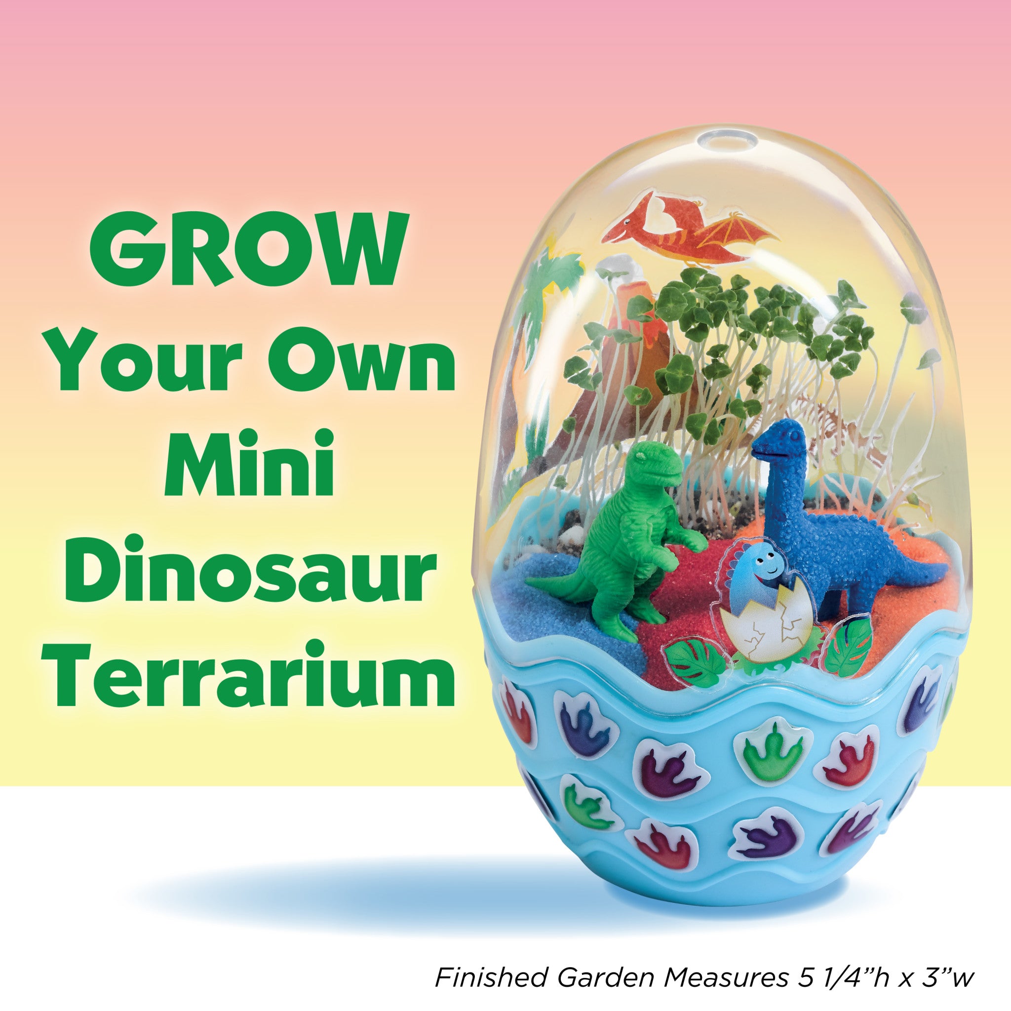 Mini Garden Dinosaur Decor - Small Prehistoric Dinosaur Figures for Outdoor & Indoor Plant Decorations - Perfect for Fairy Gardens, Terrariums, and Home Office Desk Decor #6244000