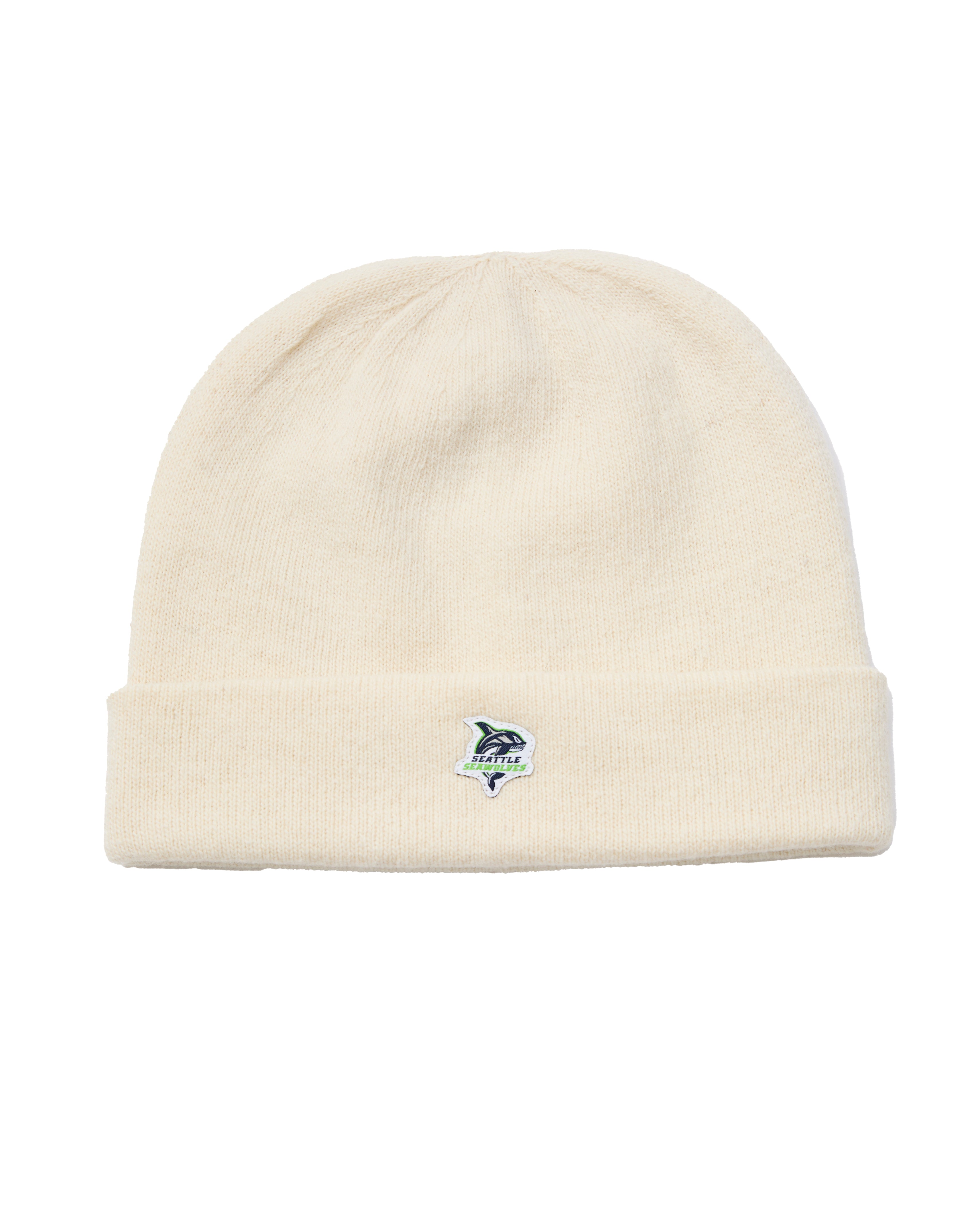 Seattle Seawolves Merino Wool Beanie Hat - Warm Winter Knit Cap for Men & Women - Perfect for Outdoor Sports, Hiking, and Cold Weather Activities