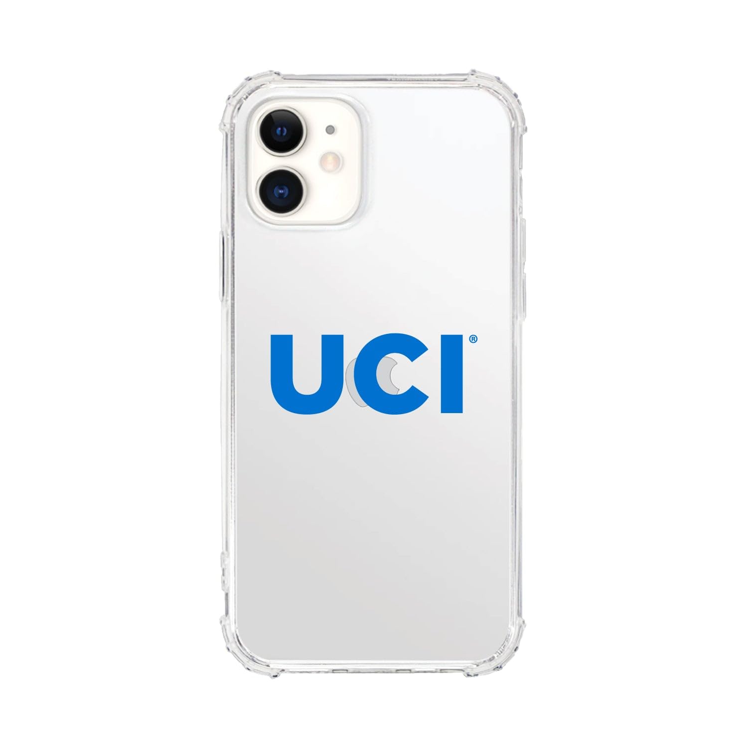 OTM Essentials Durable Phone Case for iPhone 13 - Shockproof Tough Edge Protection - University of California-Irvine UCI Alumni Gift - Classic White Design | Perfect for College Students & Campus Life