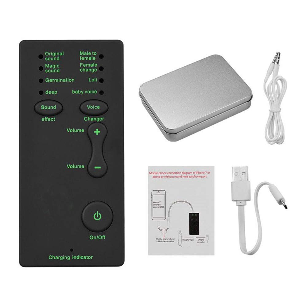 Karriter Voice Changer with 7 Sound Effects - Real-Time Voice Modifier for PC, Laptop & Smartphone | Perfect for Gaming, Streaming & Prank Calls