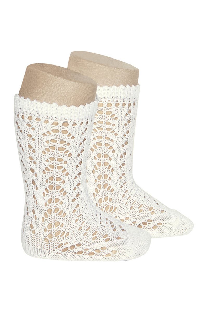 Lace Knee High Socks for Women - Elegant Openwork Design, Comfortable & Breathable - Perfect for Boots, Dresses & Winter Fashion