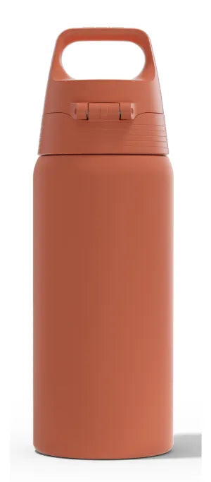 SIGG Shield Therm One 0.5L Insulated Water Bottle - Eco Red | BPA-Free Vacuum Flask for Hot & Cold Drinks | Perfect for Hiking, Gym & Office Use