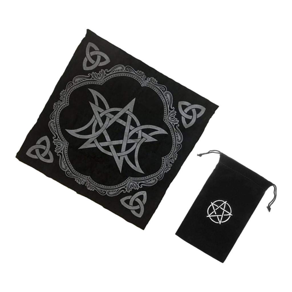 Harilla Embroidered Drawstring Card Pouch - for Altar & Table Decor