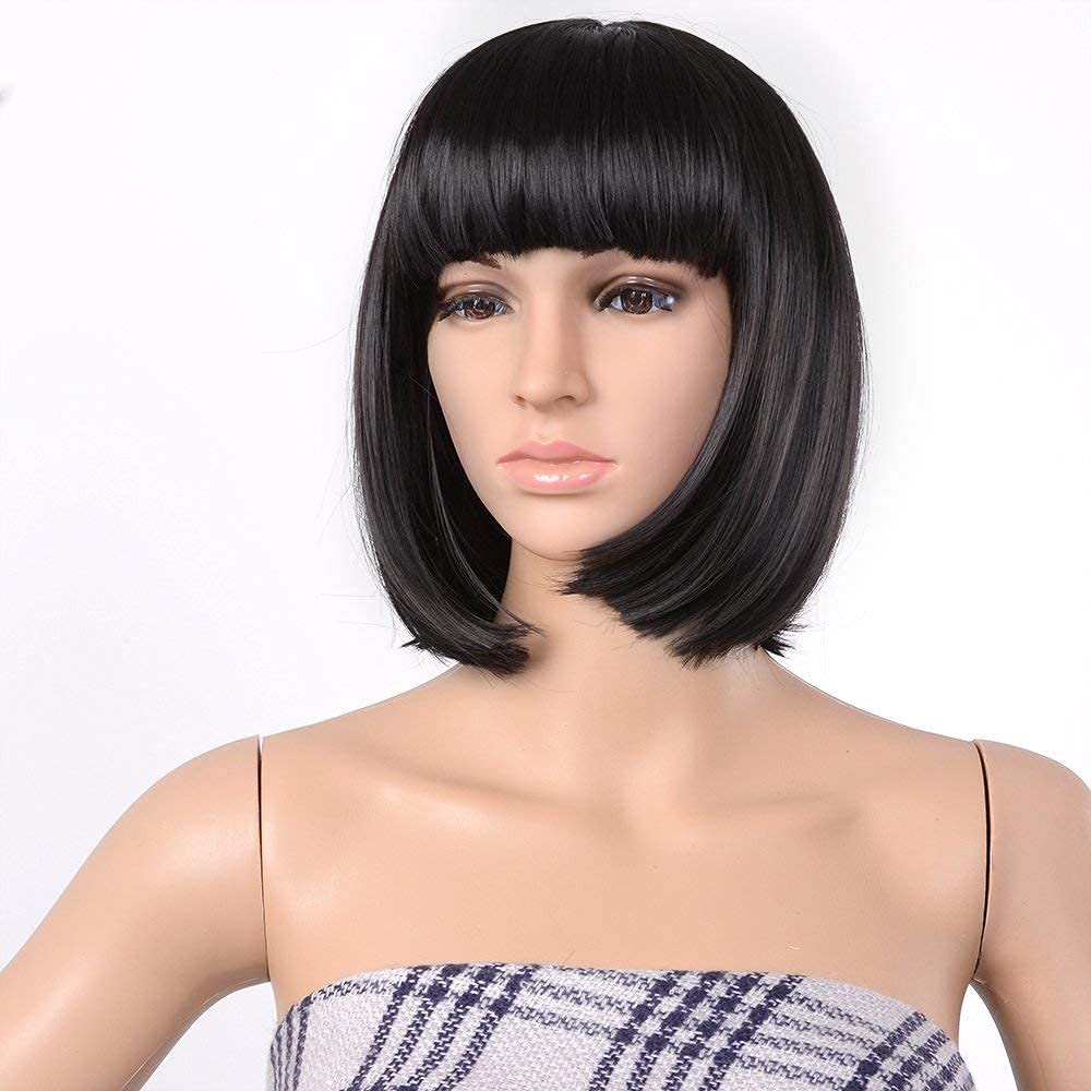 Natural Looking Human Hair Wig with Breathable Air Flow Design - Includes Free Comb for Easy Styling | Perfect for Daily Wear, Cosplay, and Special Occasions