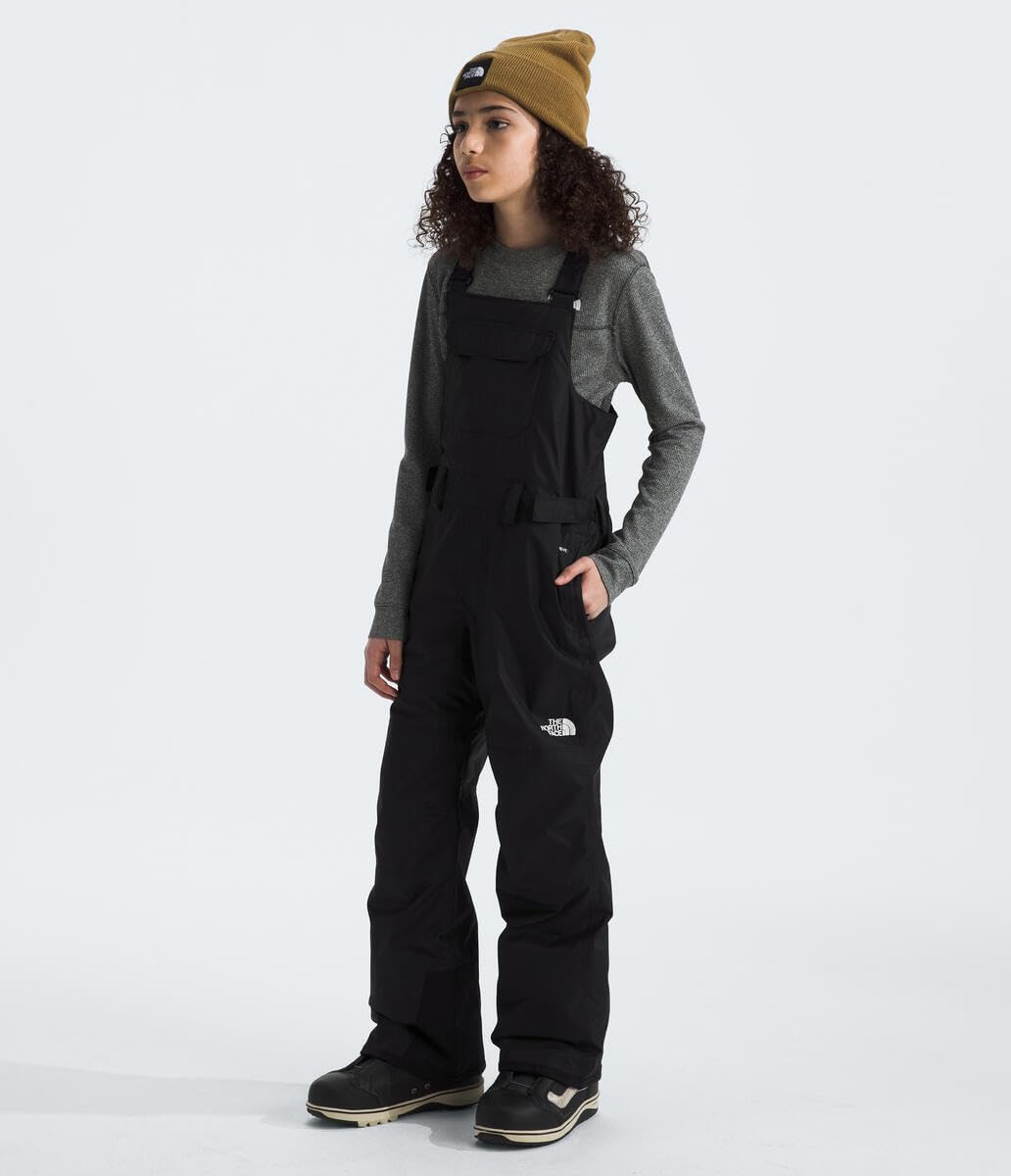 The North Face Teen Freedom Insulated Snow Bib - Waterproof Winter Overalls for Boys & Girls - Perfect for Skiing, Snowboarding & Cold Weather Activities