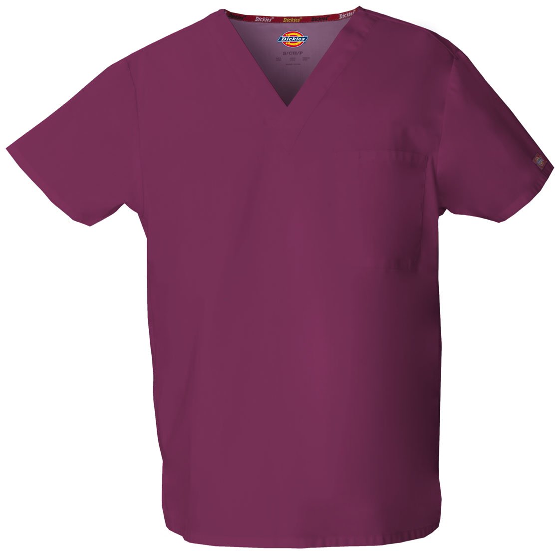 Dickies EDS Signature Scrubs for Women & Men - Soft Brushed Poplin Unisex V-Neck Top with One Pocket (83706) | Comfortable Medical Uniform for Nurses, Doctors & Healthcare Professionals