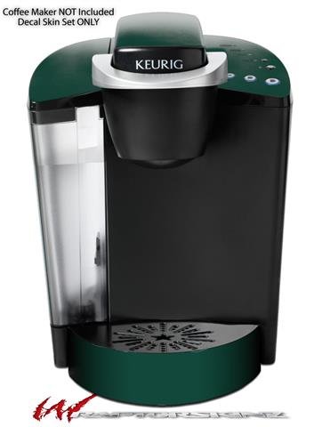 Premium Decal Style Vinyl Skin for Keurig K40 Elite Coffee Maker - Hunter Green Solid Collection | Protective Cover & Custom Design | Perfect for Home & Office Coffee Stations (Coffee Maker Not Included)