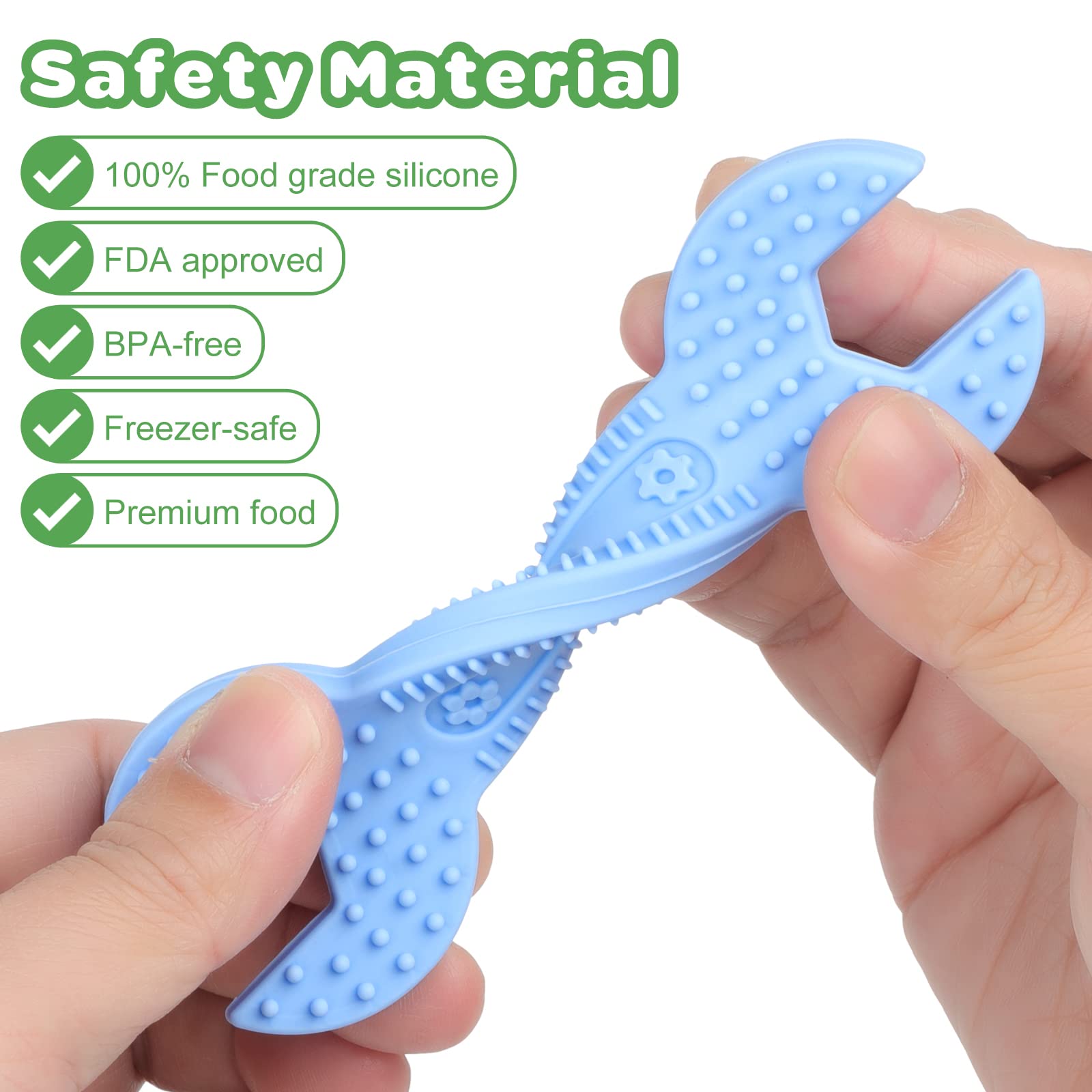 **Organic Baby Teething Toys for 3-12 Months – BPA-Free Silicone Teether Set for Soothing Pain Relief | Safe Infant Chew Toys for Boys & Girls | Perfect for Baby Showers, Easter Baskets & On-the-Go Comfort (5-Pack)**
