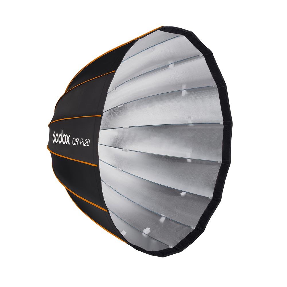 Godox QR P120 Quick Release Parabolic Softbox for Bowens Mount - Open Box | Perfect for Studio Photography, Portrait Lighting & Video Production