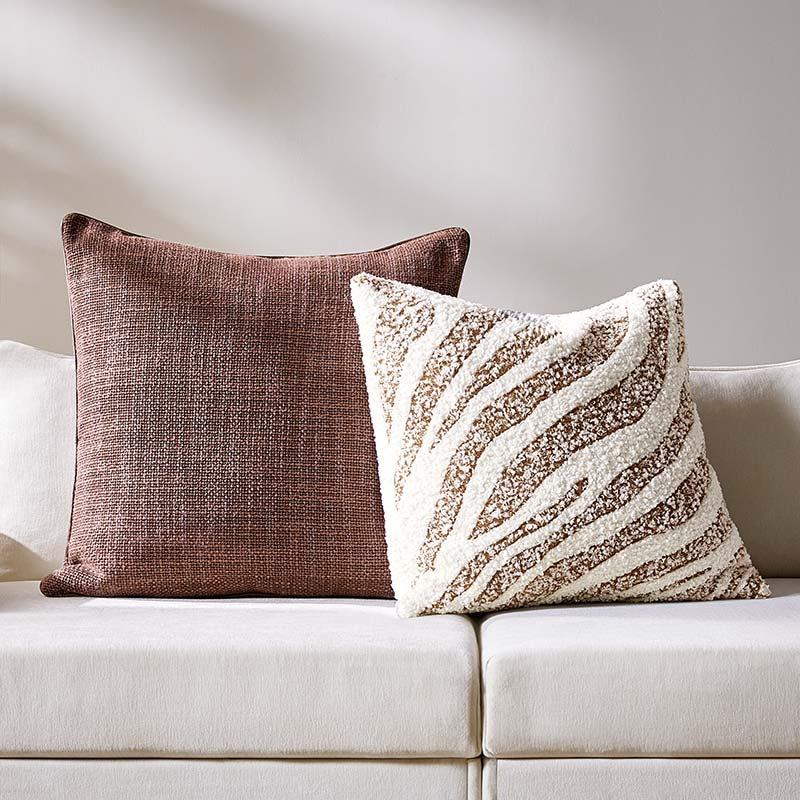 Premium Decorative Throw Pillow Set of 2 with Inserts - Soft Couch Pillows for Living Room, Bedroom, Sofa - Home Decor Accent Cushions for Modern Interior Design