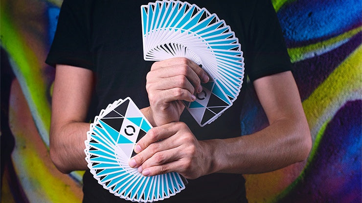 Premium Cardistry Turquoise Playing Cards - Professional Magic & Card Flourishing Deck for Performers and Enthusiasts | Perfect for Card Tricks, Magic Shows, and Practice Sessions