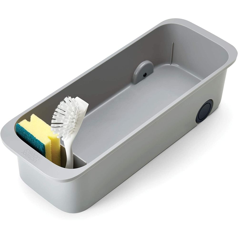 Joseph Joseph Grey CupboardStore Storage Caddy - Organize Kitchen Cabinets, Pantry Shelves & Bathroom Essentials | Space-Saving Home Organization Solution