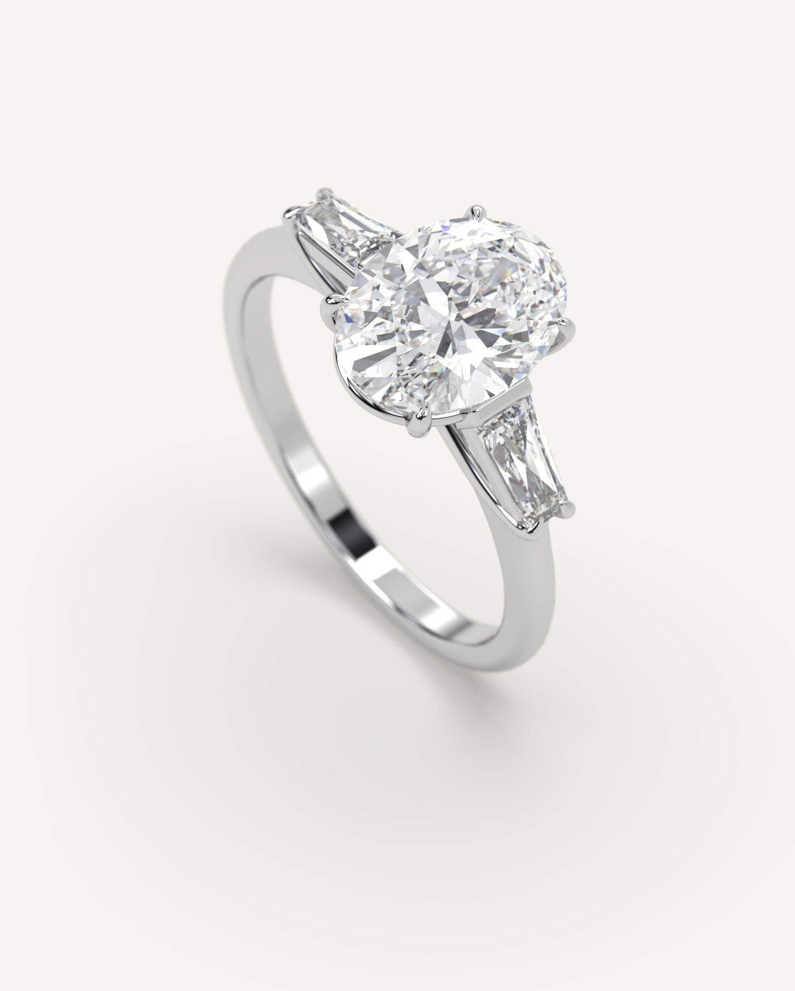 2 Carat Oval Cut Diamond Engagement Ring for Women - Elegant Solitaire Wedding Band, Perfect for Proposals, Anniversaries & Special Occasions