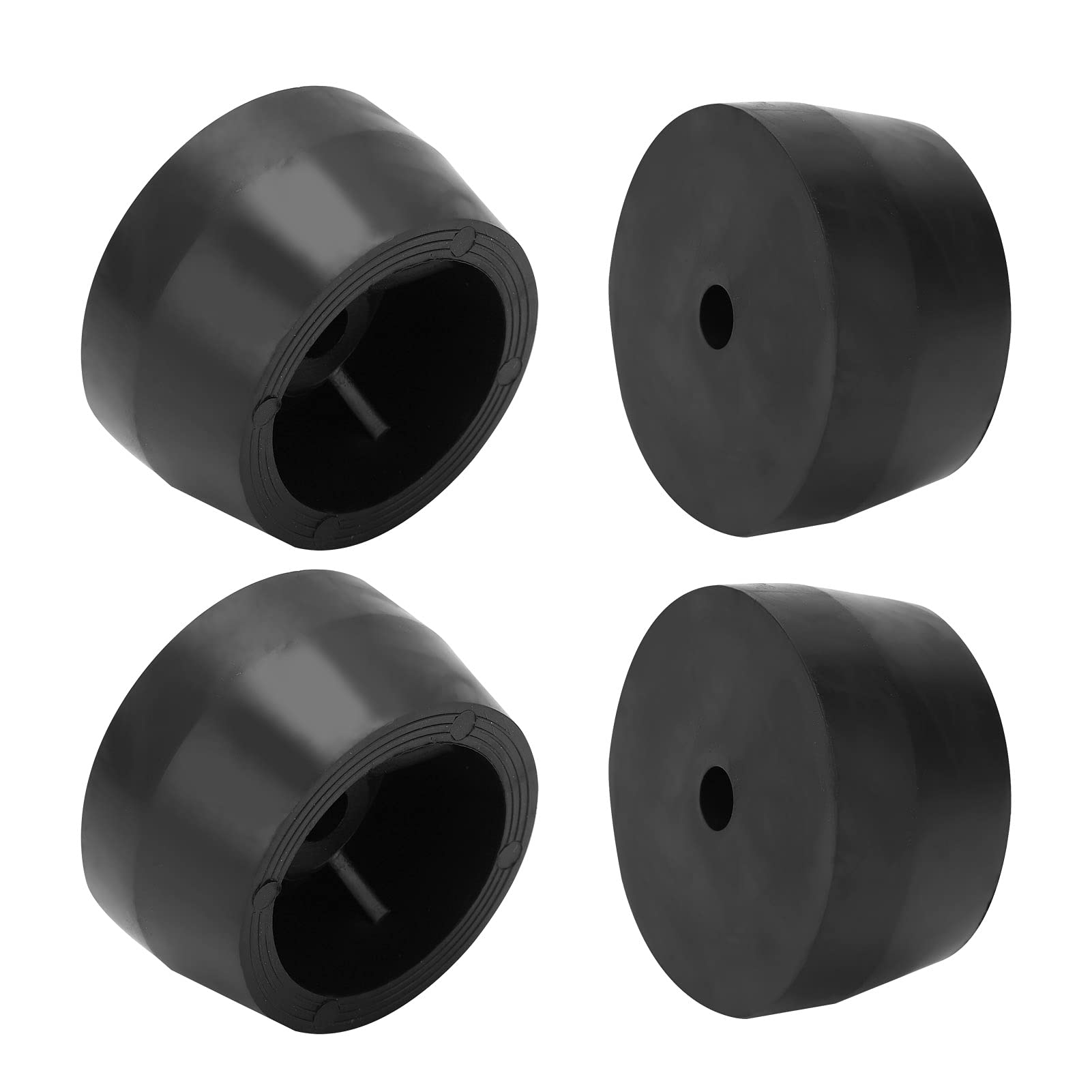 Garosa 4Pcs Black Anti-Vibration Rubber Feet Pads - Replacement Compressor Feet for 1P 2.5P 3P 4P 5P Air Compressors & Generators - Reduce Noise & Vibration in Workshops, Garages & Job Sites