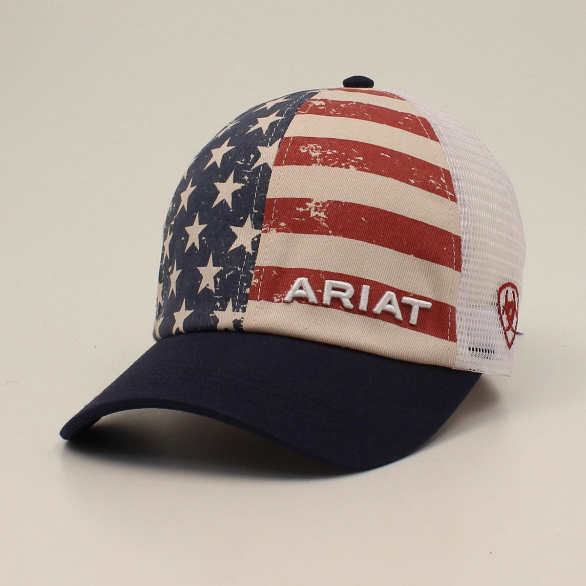 Ariat Women's USA Flag Baseball Cap - Stylish Patriotic Hat for Ladies, Outdoor Activities & Casual Wear
