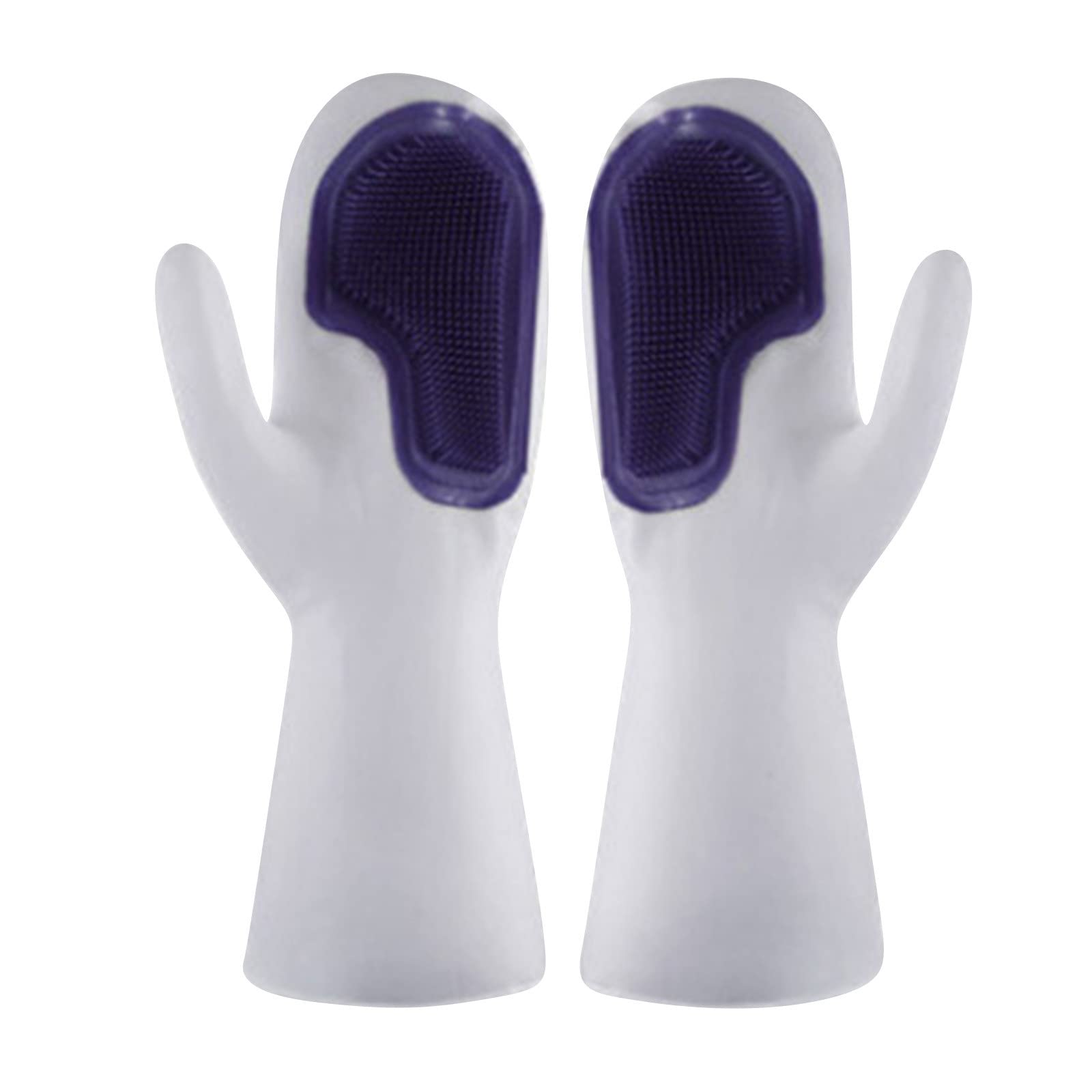 Premium Rubber Dishwashing Gloves - 1 Pair Heavy Duty Kitchen Cleaning Gloves for Washing Dishes, Housework & Bathroom Chores | Durable, Comfortable & Waterproof for Daily Household Cleaning Tasks