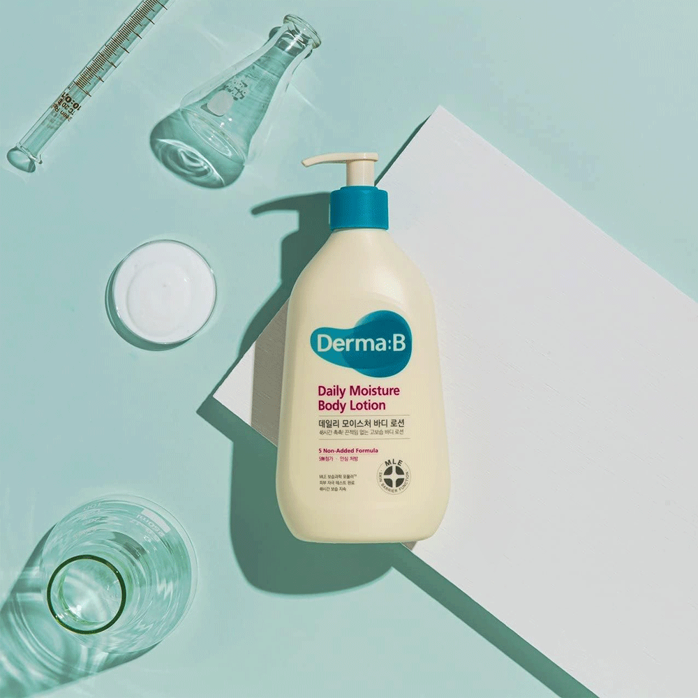Derma:B Daily Moisture Body Lotion 257ml - Hydrating & Nourishing Skin Care for Dry Skin - Perfect for Daily Use at Home, Office or Travel