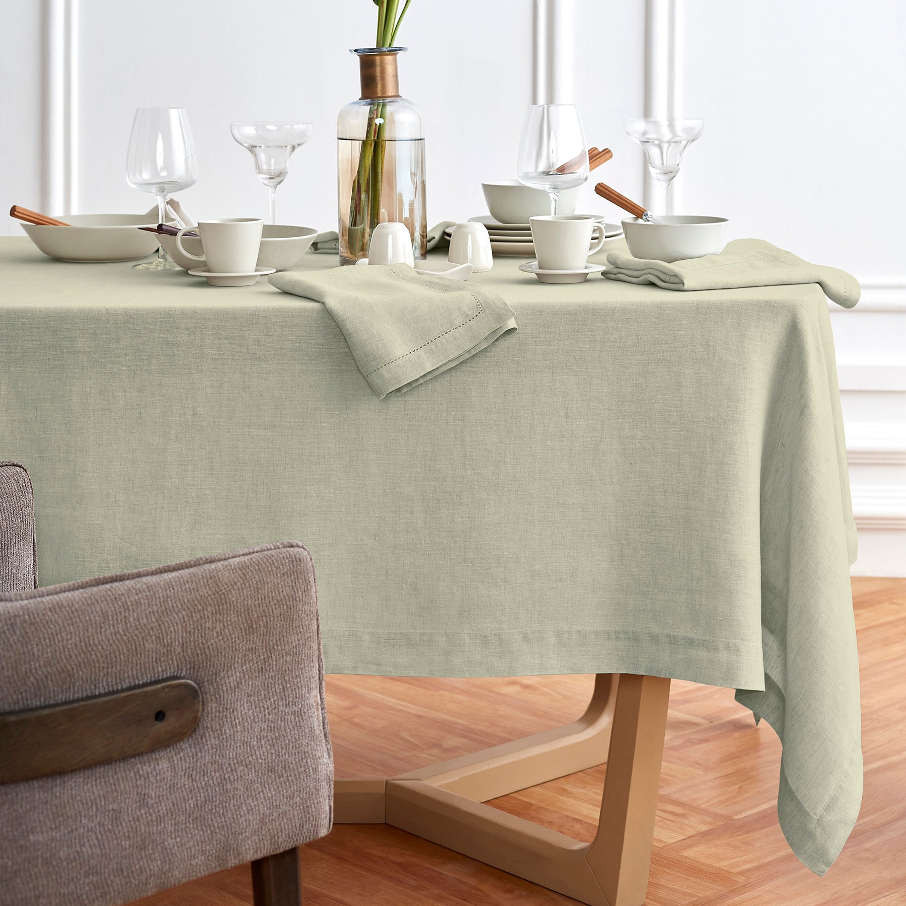 Sonoma Tablecloth - Premium Cotton Table Cover for Dining & Decor | Perfect for Parties, Weddings & Home Decor