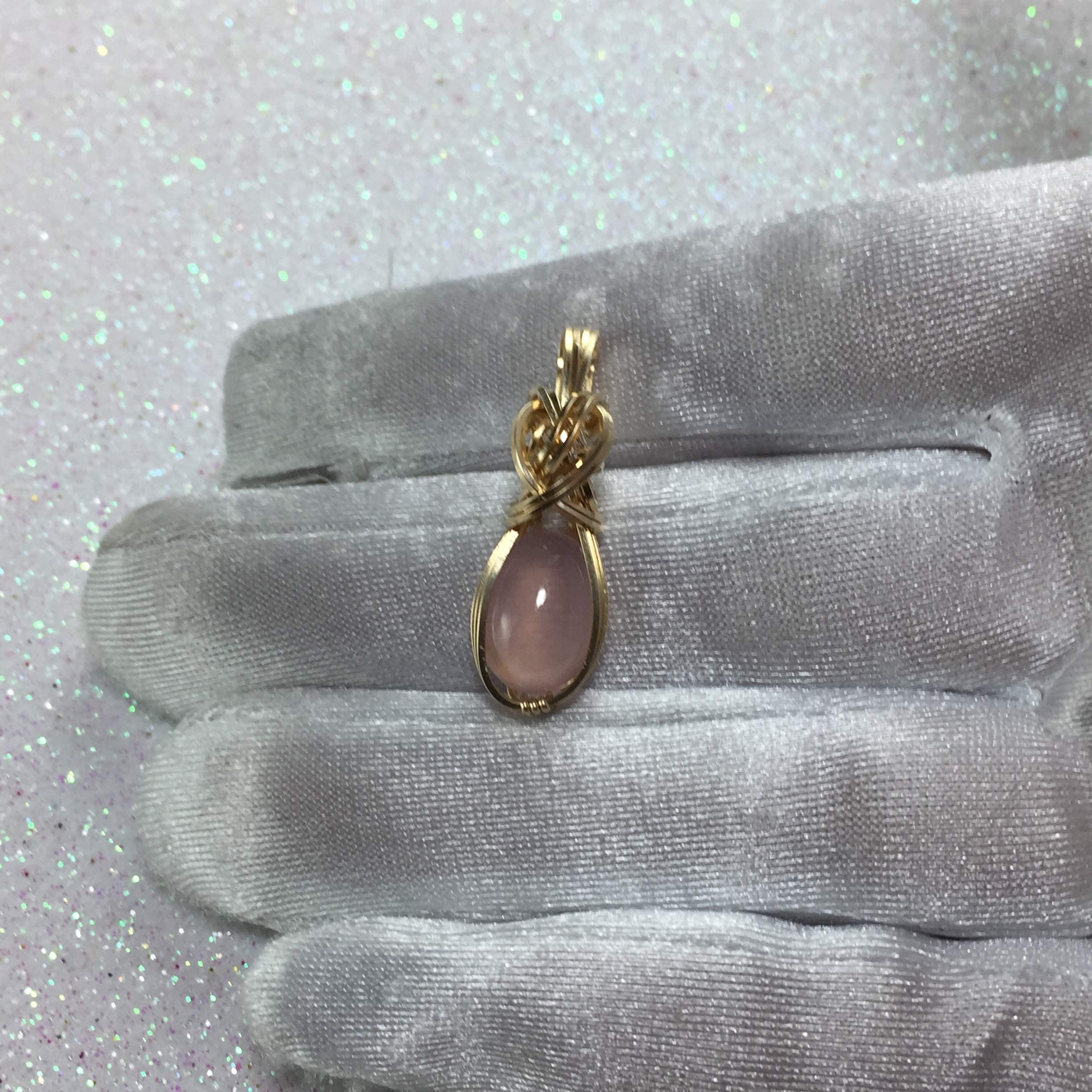 14K Gold Filled Rose Quartz Crystal Pendant Necklace - AAA Quality Heart Wand for Reiki Energy & Romance | Elegant Gift Box & Black Leather Chain | Spiritual Healing Jewelry for Meditation, Love & Positive Energy