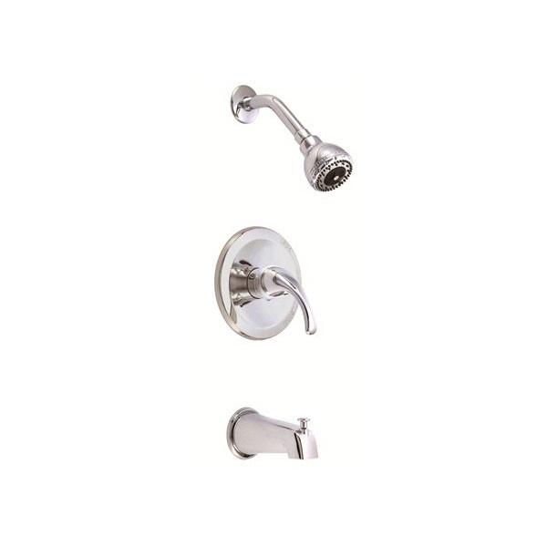 Danze Melrose Chrome Single Handle Pressure Balance Tub and Shower Faucet 1.5 GPM with Rough-in Valve - Perfect for Bathroom Renovation & Modern Home Upgrades