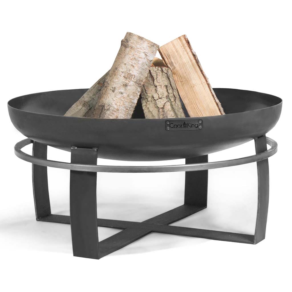 Good Directions Cook King Viking 31.5 Inch Fire Bowl - Outdoor Fire Pit for Patio, Garden, and Backyard Decor - Perfect for Camping, BBQ Parties, and Cozy Evenings