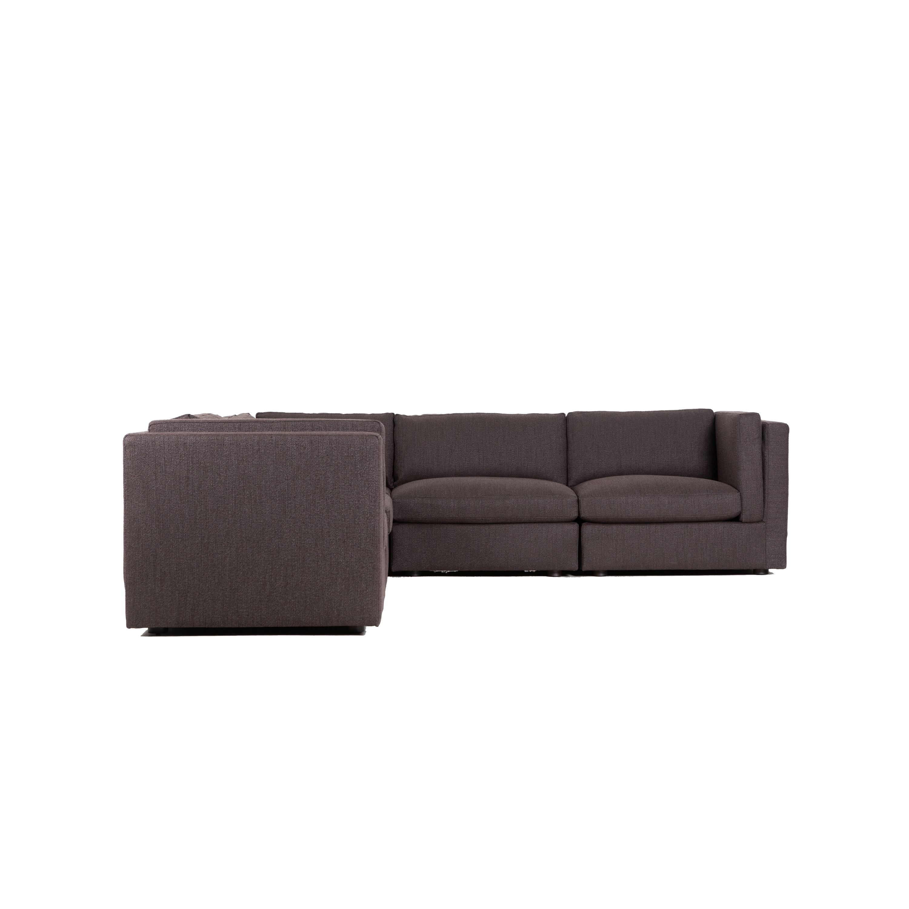 Kore Soft Arm Modular Sectional Sofa - Modern L-Shaped Couch for Living Room, Home Theater & Lounge Areas - Comfortable and Stylish Furniture for Family Gatherings & Relaxation