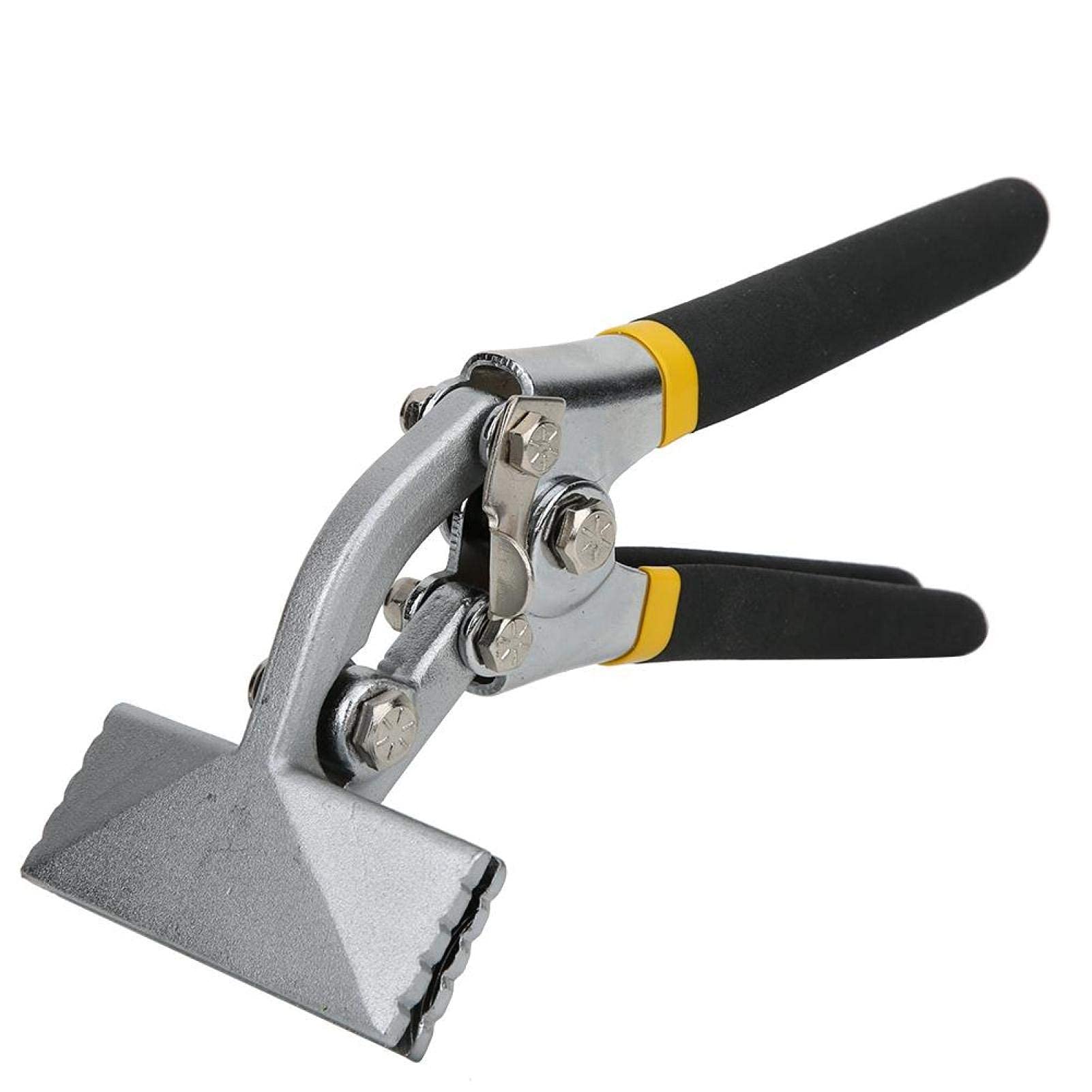 Professional Bending Pliers - Manual Sheet Metal Clamp with Non-Slip Handle, Curved Seaming Pliers for Metalworking, DIY Projects & Jewelry Making