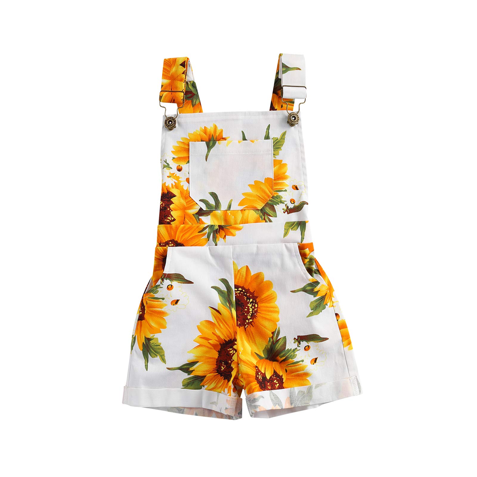 Toddler Baby Girl Denim Overalls Shorts - Sleeveless Suspender Jeans Romper for Summer | Playtime & Outdoor Activities