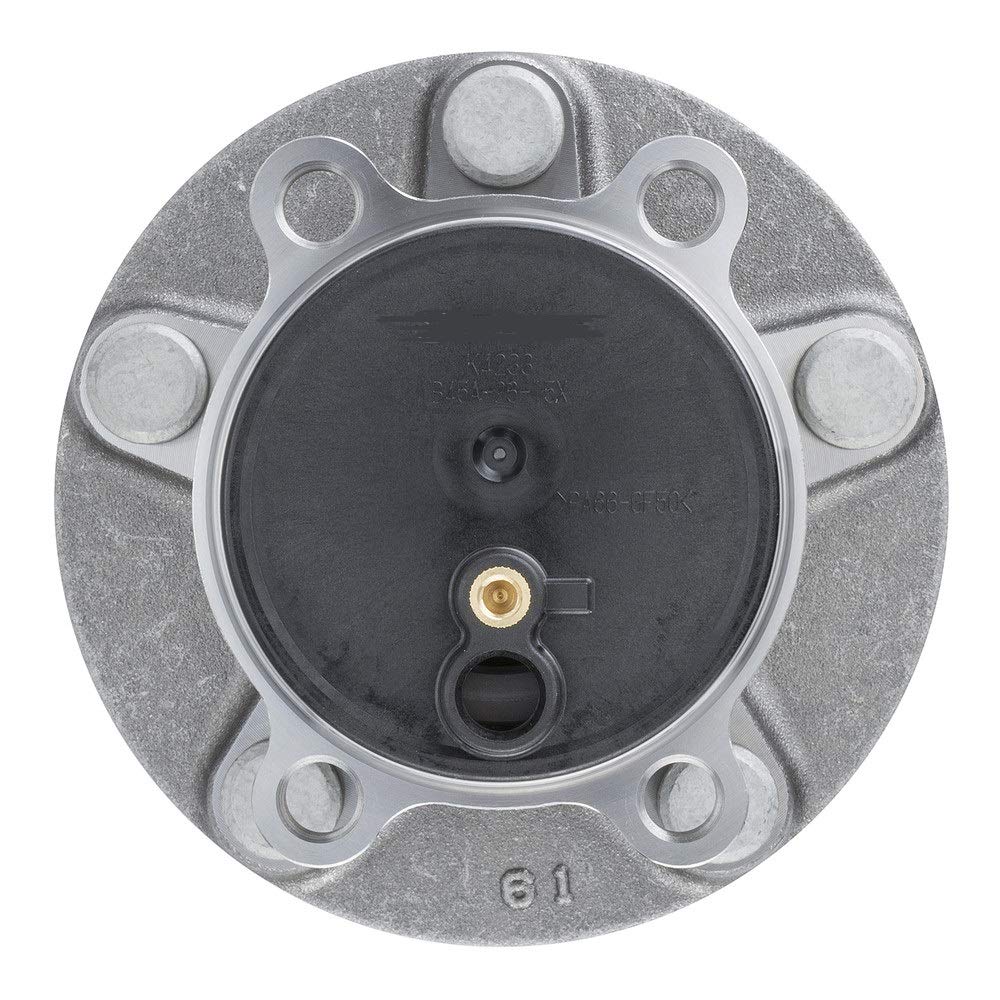 Rear Wheel Bearing and Hub Assembly for 2016 Mazda 3 GX 2.0L (Japan Built) - Direct Replacement for OEM 512523 - 2 Year Warranty - Perfect for DIY Car Repairs & Maintenance (Package Includes 1 Bearing)