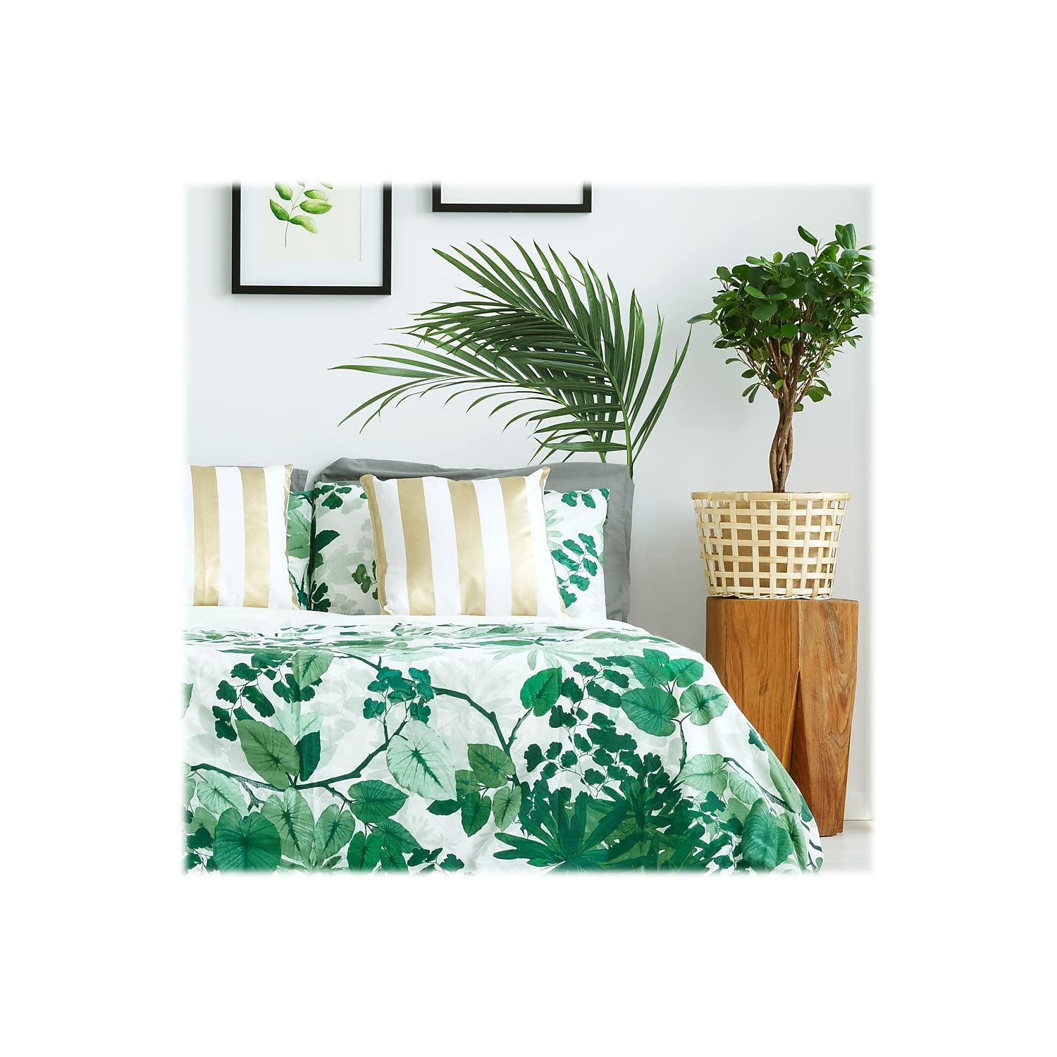 RoomMates RMK3861GM Peel and Stick Palm Leaf Wall Decals - Large Tropical Botanical Wall Stickers for Bedroom, Living Room, Nursery & Office Decor