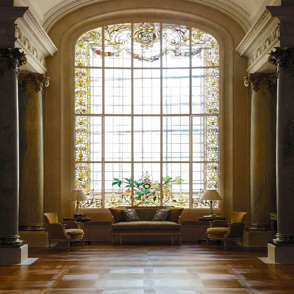 10x10ft Big Window Hall Backdrop - Indoor Photography Background for Studio & Events