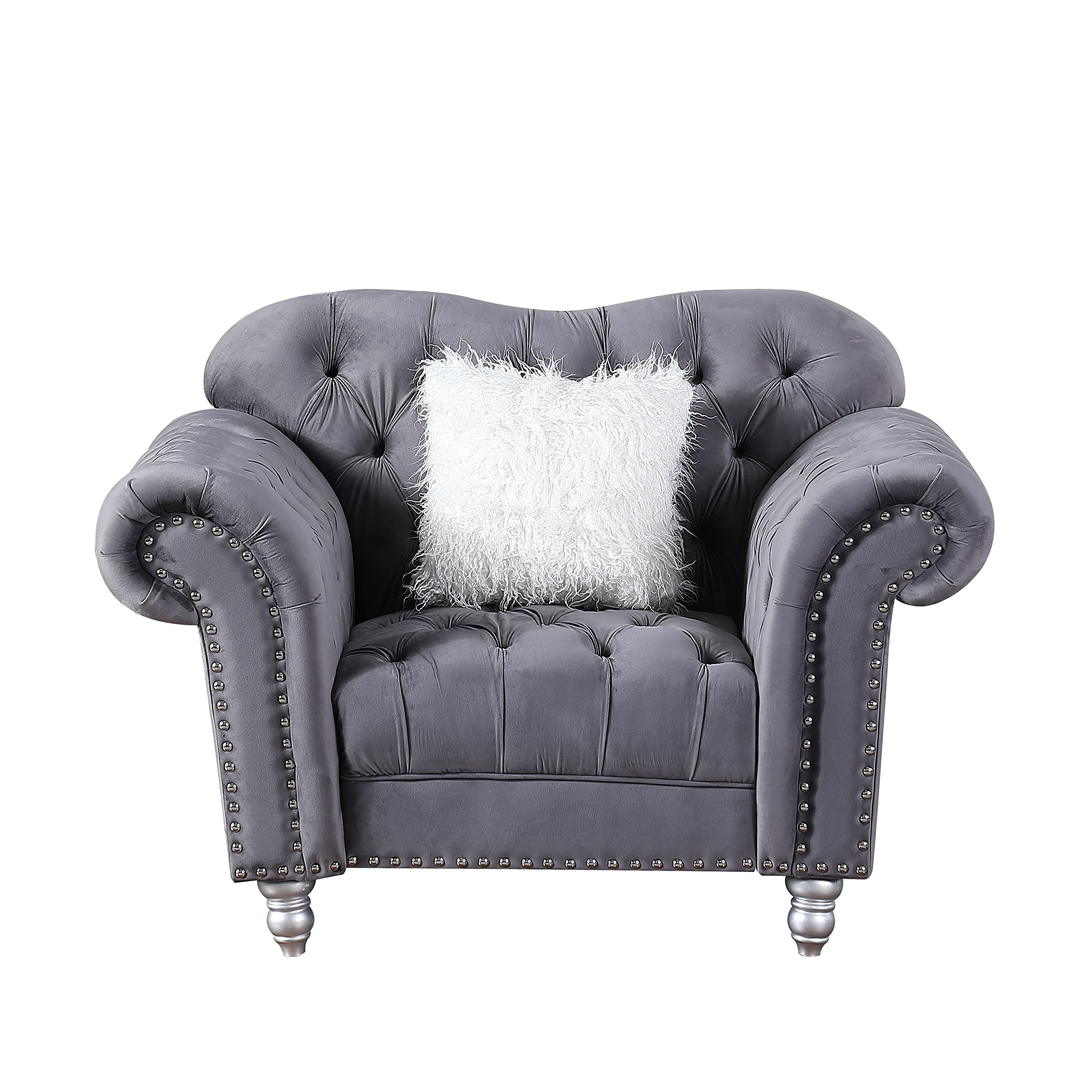 Luxury Velvet Chesterfield Armchair 45
