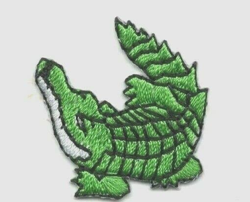 ALLIGATOR Small Iron-On Patch - Gators Design for DIY Clothing, Hats, Bags - Perfect for Customizing Jackets, Backpacks & Denim