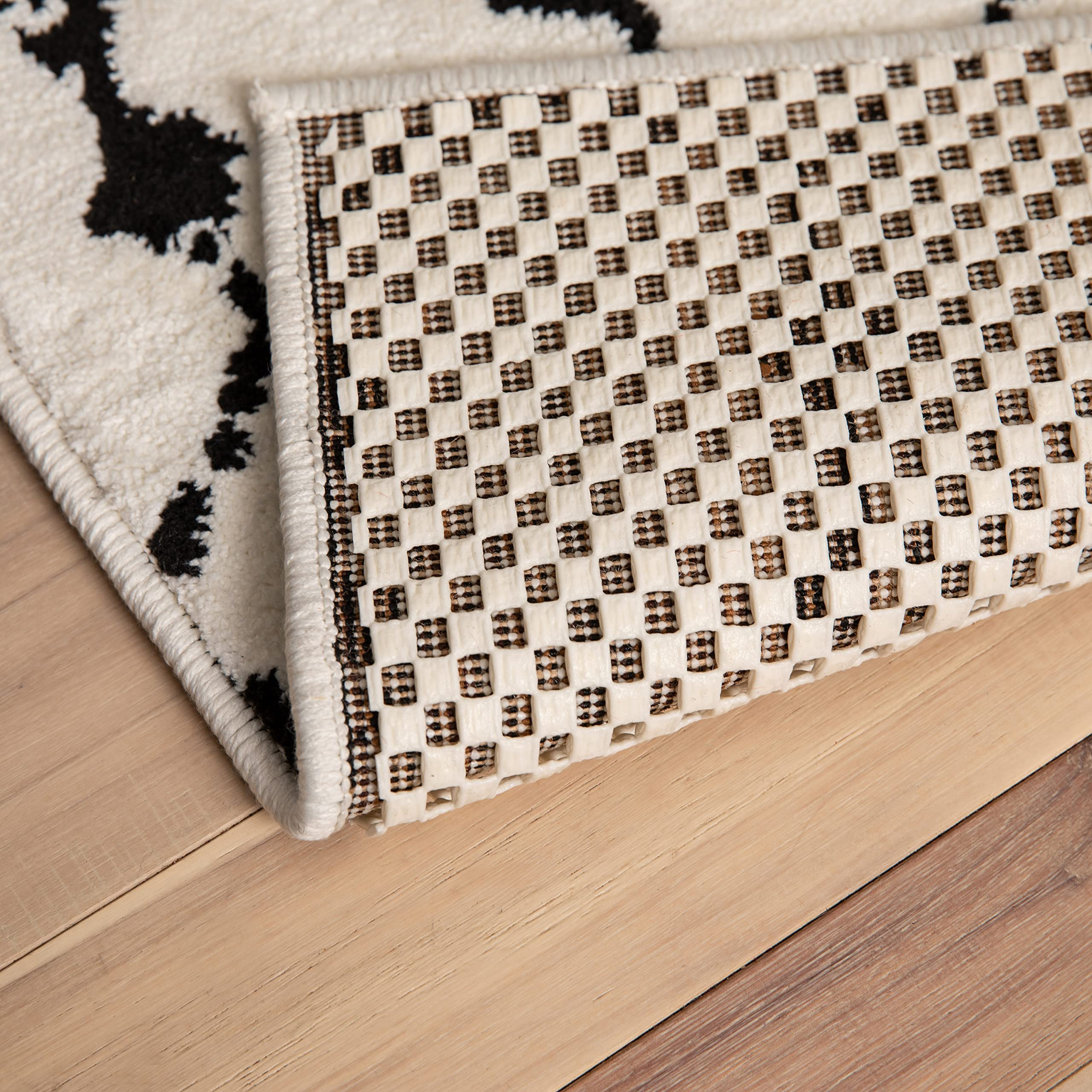 Non-Slip Rug Pad for 5' x 7' Area Rugs - Flash Furniture Fealty Anti-Skid Rug Gripper for Hardwood Floors with Protective Cushioning | Perfect for Living Room, Bedroom & High-Traffic Areas