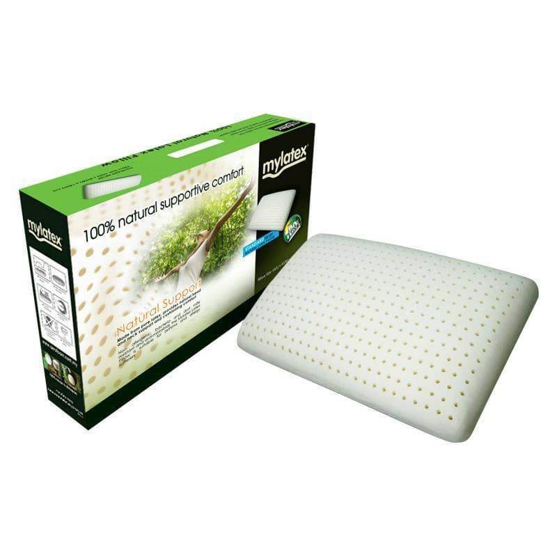 Natural Latex Pillow - 100% Pure Organic Latex Pillow for Neck & Back Support | Hypoallergenic & Breathable | Perfect for Side Sleepers, Back Pain Relief & Allergy Sufferers | Bedroom, Guest Room & Travel Use