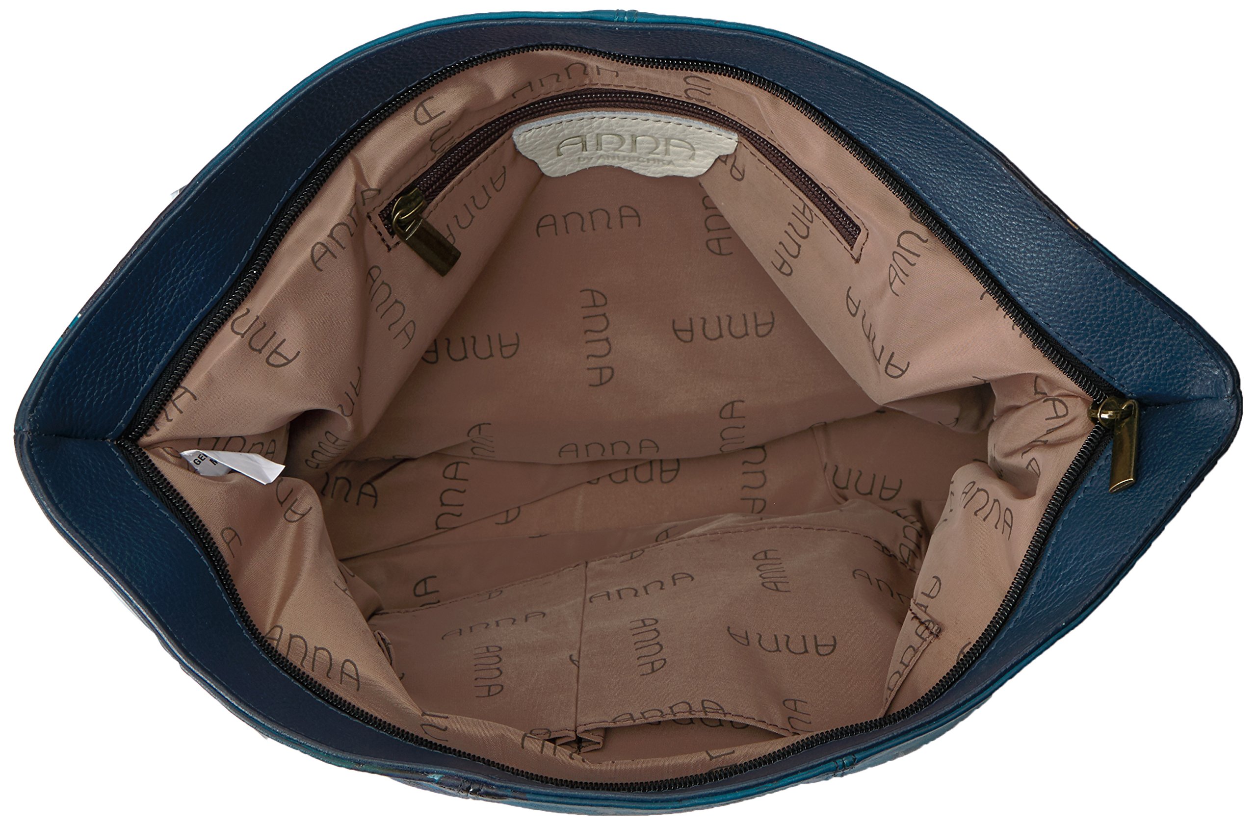 Anuschka Hand-Painted Leather Tote Bag for Women - Stylish Wide Shoulder Bag - Perfect for Work, Travel & Everyday Use