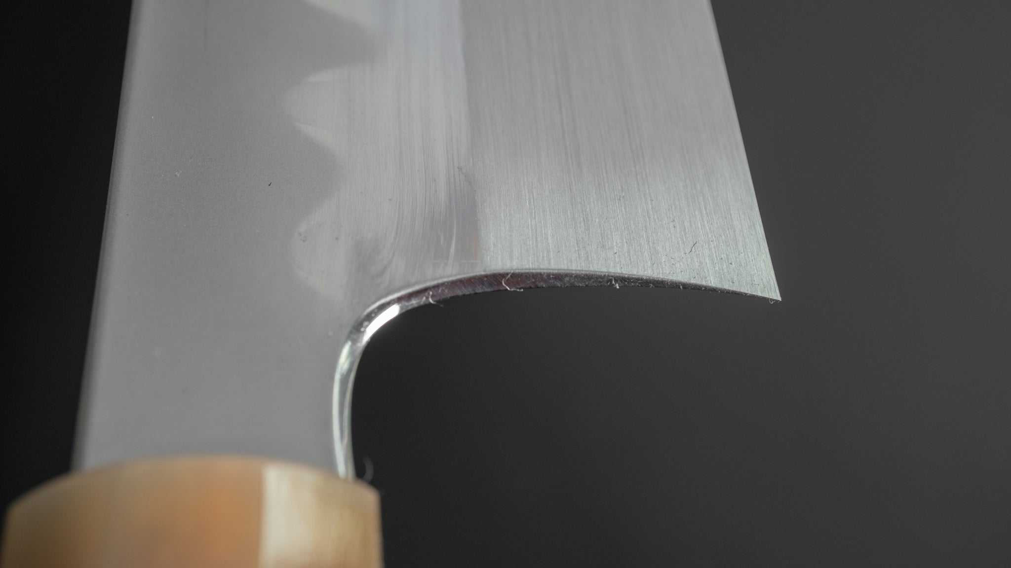 Hitohira Togashi Kyuzo White #1 Hakumon Mizu Honyaki Gyuto 240mm Japanese Chef Knife - Taihei Masur Birch Handle (#047) with Saya - Perfect for Sushi, Sashimi & Precision Cutting
