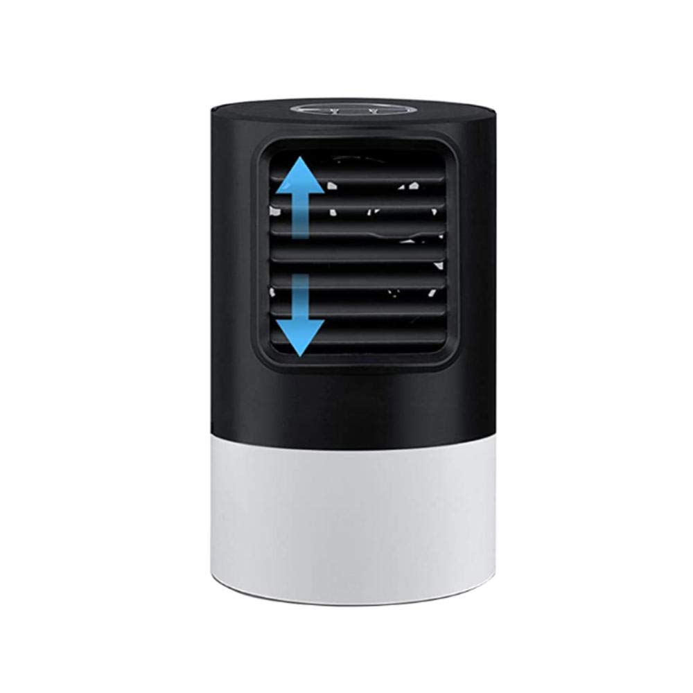 Dalovy Mini Air Cooler - 3-in-1 USB Portable Air Conditioner, Humidifier & Fan with 3 Speed Settings, Adjustable Timer & LED Lights | Perfect for Home, Office, Bedroom & Outdoor Use | Stay Cool Anywhere